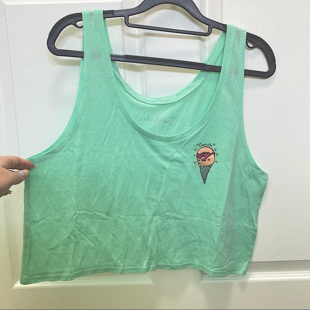 Coachella Mint Green Tank Top